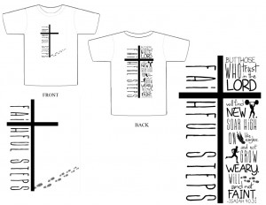 Cross Design T-shirt Sample