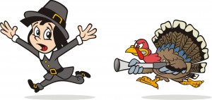 pilgrim and turkey